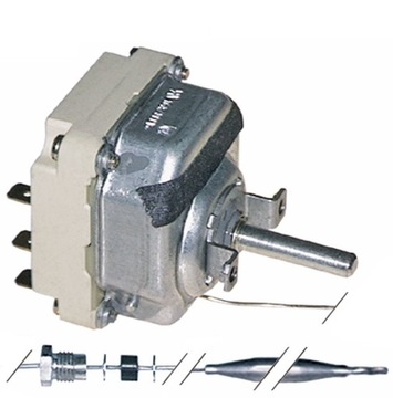 Termostat regulacyjny 3-fazowy 3NO 16A 95-185 °C