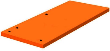 Przekładka do segregatora 1/3 A4 Pomarańcz 209534