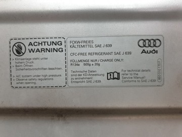 AUDI A4 B7 8E0 CABRIO 04-07 KAPOTA KRYT MOTORU