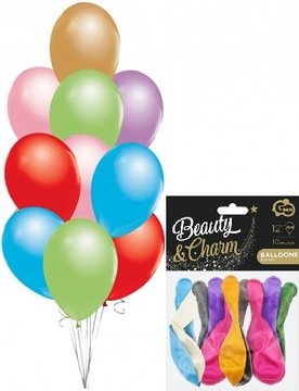 BALONY ZESTAW urodziny dziecka kolorowe 10SZT 12''