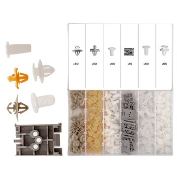 NEO SET НАБОР АВТОМОБИЛЬНЫХ ЗАЖИМОВ RENAULT 300 ШТ. ОРГАНАЙЗЕР 11-951