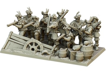 Light Infantry with handguns