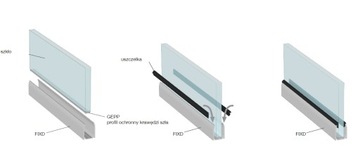 ПРОКЛАДКА ДЛЯ ПРОФИЛЯ FIX-D 2М СТЕКЛО 6-10