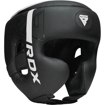 Kask bokserski Sparingowy RDX F6MW Profesjonalny Kask Czarny Biały