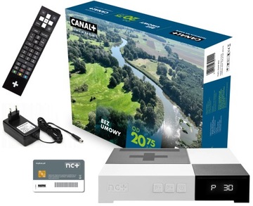 Dekoder Tuner Satelitarny na Kartę TNK HD Pakiet Start+ 12msc DSI Canal+