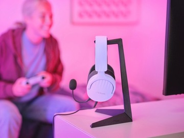 ИГРОВЫЕ НАУШНИКИ С МИКРОФОНОМ ДЛЯ ПК КОНСОЛЬ 3,5 ММ ФИОЛЕТОВЫЕ