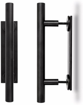 РУЧКА ДЛЯ РАЗДВИЖНОЙ ДВЕРИ + РУЧКА LOFT 30 СМ ЧЕРНАЯ