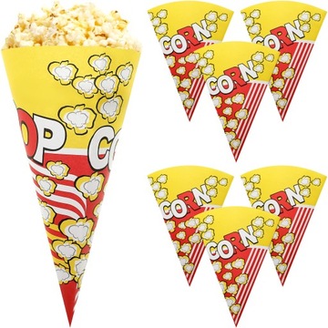 Popcorn Torby Papierowe Żywność 100 Szt