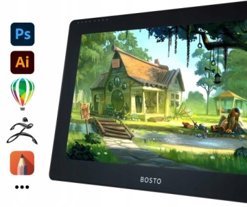 Графический планшет BOSTO 2в1 с WINDOWS Studio 16HD
