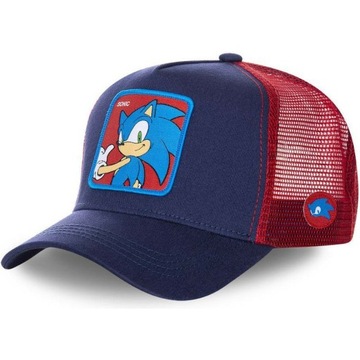 CZAPKA Z DASZKIEM SIATKA SONIC DLA DZIECI