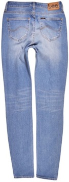 LEE spodnie HIGH WAIST skinny BLUE jeans SCARLETT HIGH _ W29 L31