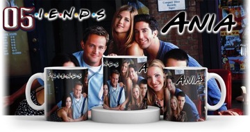 КРУЖКА ДРУЗЬЯ ДРУЗЬЯ из сериала +ИМЯ