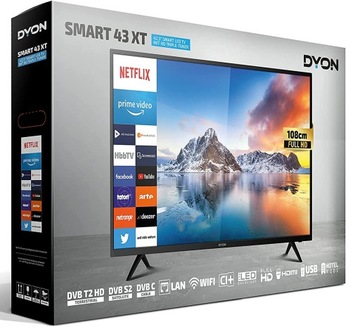 Dyon 43 XT 42,5-дюймовый Full HD LED-телевизор, черный