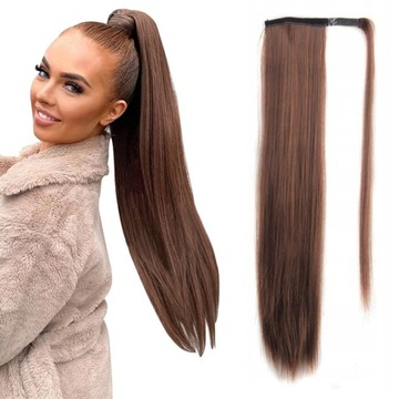 KOLORY doczepiany KUCYK kitka 55 cm jak NATURALNE