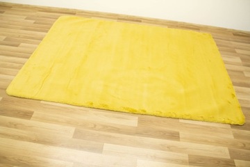 160x230 см КОВЕР BELLAROSSA МЕХ ЖЕЛТОГО КРОЛИКА