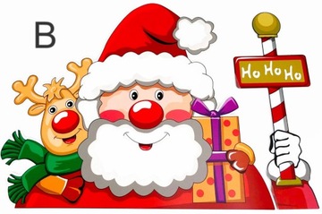 Рождественский Санта-Клаус - Наклейка стеклоочистителя