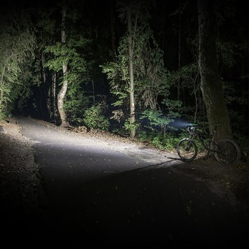 СВЕТОДИОДНАЯ ВЕЛОСИПЕДНАЯ ФАРА ПЕРЕДНЯЯ 1800 ЛЮМЕН МОЩНАЯ + ЗАДНЕЕ ВЕЛОСИПЕДНОЕ ОСВЕЩЕНИЕ