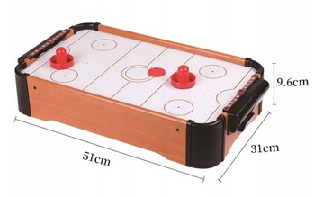 ПОРТАТИВНЫЙ МОБИЛЬНЫЙ СТОЛ ДЛЯ ИГРЫ В АЭРОХОККЕЙ, ДЕРЕВЯННЫЙ АЭРОХОККЕЙ ДЛЯ ДЕТЕЙ