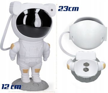 PROJEKTOR GWIAZD NIEBA LED LAMPKA NOCNA ASTRONAUTA
