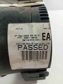 FORD FUSION 01-12 PŘÍSTROJOVÁ DESKA BUDÍKY TACHOMETR OE 4S6F10849