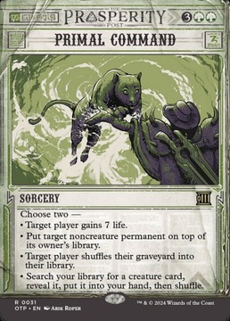 Primal Command [BORDERLESS, SHOWCASE] (OTP)