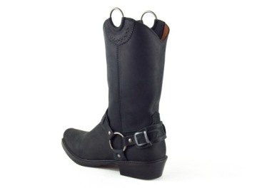 МУЖСКИЕ МОТОЦИКЛОВЫЕ БОТИНКИ ИЗ МАТОВОЙ КОЖИ 139