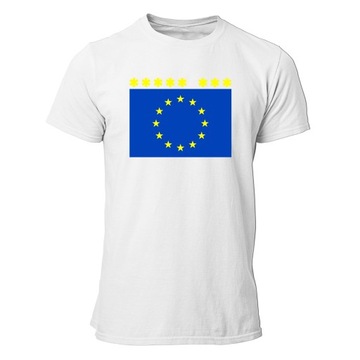 KOSZULKA BLUZKA FLAGA UNII EUROPEJSKIEJ ANTY PIS