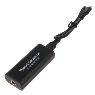 Laptop DC Ładowarka Konwerter USB Typu C Męski Zas