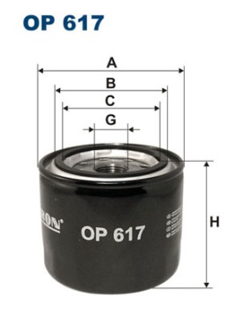 FILTRON OP 617 Масляный фильтр