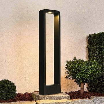 LAMPA OGRODOWA STOJĄCA 60cm ZEWNĘTRZNA SŁUPEK LED Aluminium IP54 10W