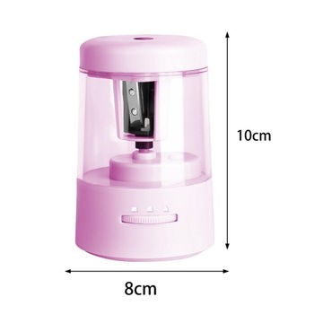 Электрическая точилка для карандашей, автоматический резак для карандашей с большой емкостью, фиолетовый