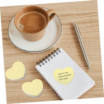 3 шт. заметки в форме сердца, липкие подушечки, липкая закладка для блокнота в