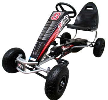 G5 GOKART С ПЕДАЛЬЮ, НАДУВАННЫЕ КОЛЕСА, РУЧНОЙ ТОРМОЗ