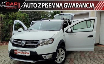 Dacia Sandero II Stepway TCe  90KM 2016 Dacia Sandero Stepway BARDZO ZADBANA Nawigacja Czujniki Parkowania Tempoma