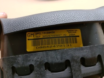 KIEROWNICA SKORZANA + PODUSZKA OPEL ASTRA H III 3