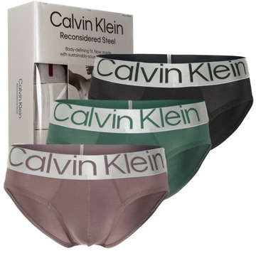 Slipy męskie CALVIN KLEIN UNDERWEAR zestaw 3 szt z MICROFIBRY - XXL