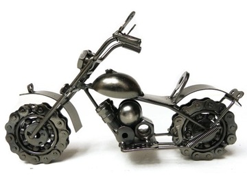 Motocykl Metalowy Chopper Cruiser Model na Prezent