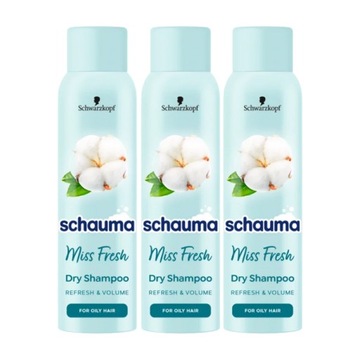 Schauma Miss Fresh Suchy Szampon 3x150ml