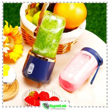 ПОРТАТИВНЫЙ БЛЕНДЕР С СОКОВИНОВКОЙ USB C САМЫЙ МОЩНЫЙ