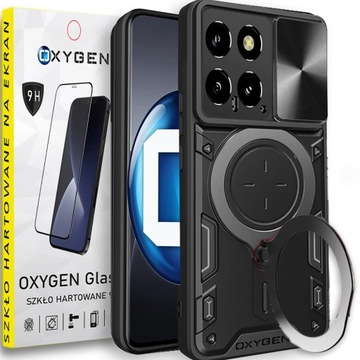 Etui Case Pokrowiec OXYGEN RR do XIAOMI 14 5G + SZKŁO HARTOWANE na ekran