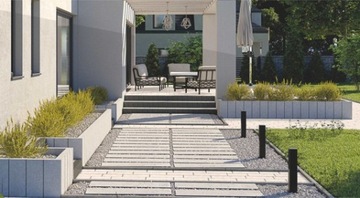 impari частокол 8x30x100 см графит ДРОГБРУК