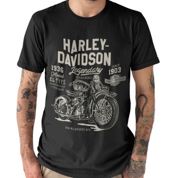 KOSZULKA MĘSKA HARLEY DAVIDSON MOTOCYKL MOTOR
