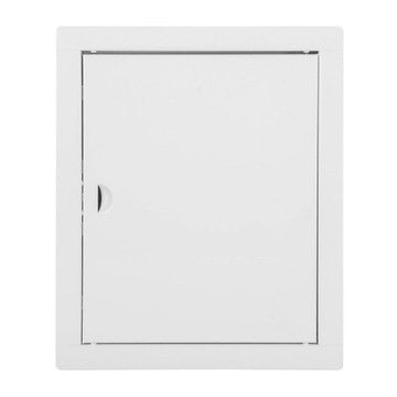 DRZWICZKI REWIZYJNE METALOWE BIAŁE 20x25 ZATRZASK