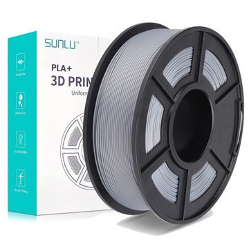 SUNLU FILAMENT 1.75mm 1kg SILVER SREBRNY PLA +