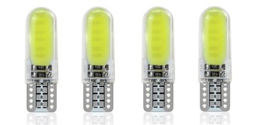 4x Żarówka LED W5W T10 COB