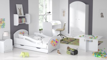 Детская кровать LEO 180х80 белый