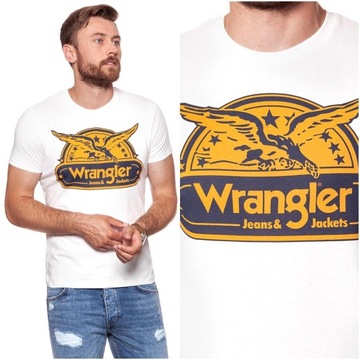 Męska koszulka t-shirt Wrangler SS EAGLE TEE S