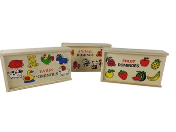 Домино Деревянный пазл для детей