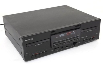 KENWOOD KX-W6080 FIRMOWY DECK MAGNETOFON DWUKASETOWY !