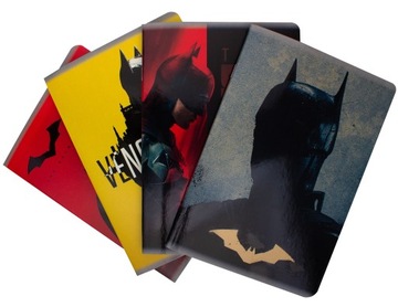 Zeszyt w kratkę A5 60 kartek tematyczny Batman róże wzory szkoła wyprawka